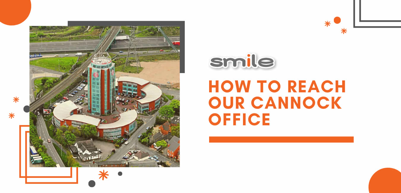 How to reach our Cannock office 